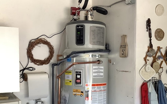 a recently installed hybrid water heater in Newark, CA