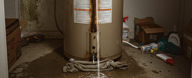 water heater leaking