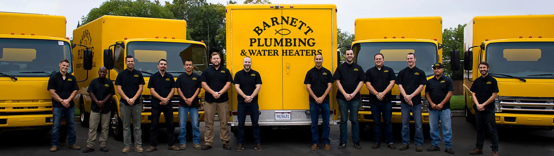 The Barnett Plumbing team